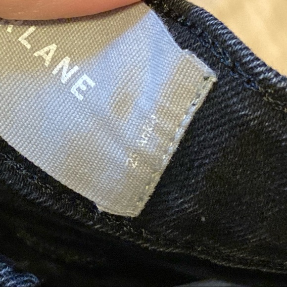 Everlane High Rise black skinny jeans size 25 ankle length - Picture 5 of 11